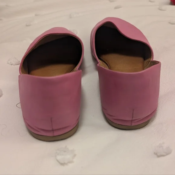 Miz Mooz Women's Pink Leather Loafers - Picture 6 of 8